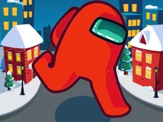 Play Among Us Christmas Run online free