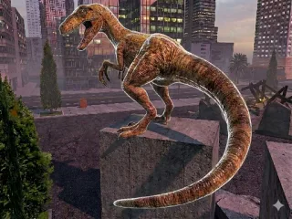 Play Dinosaur City Hunting Destroy online free
