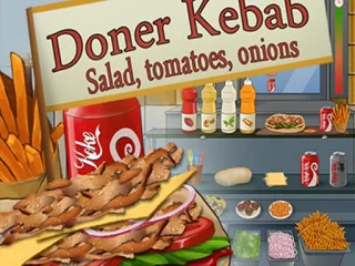 Play Doner Kebab : Salad Tomatoes Onions online