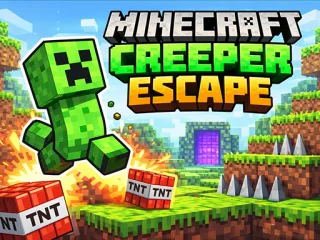 Play Minecraft Creeper Escape online free