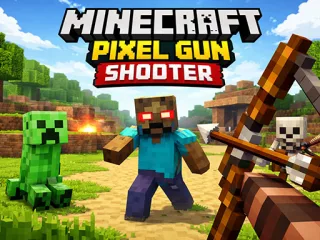 Play Minecraft Pixel Gun Shooter online free