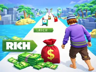 Play Run Rich Path 3D online free